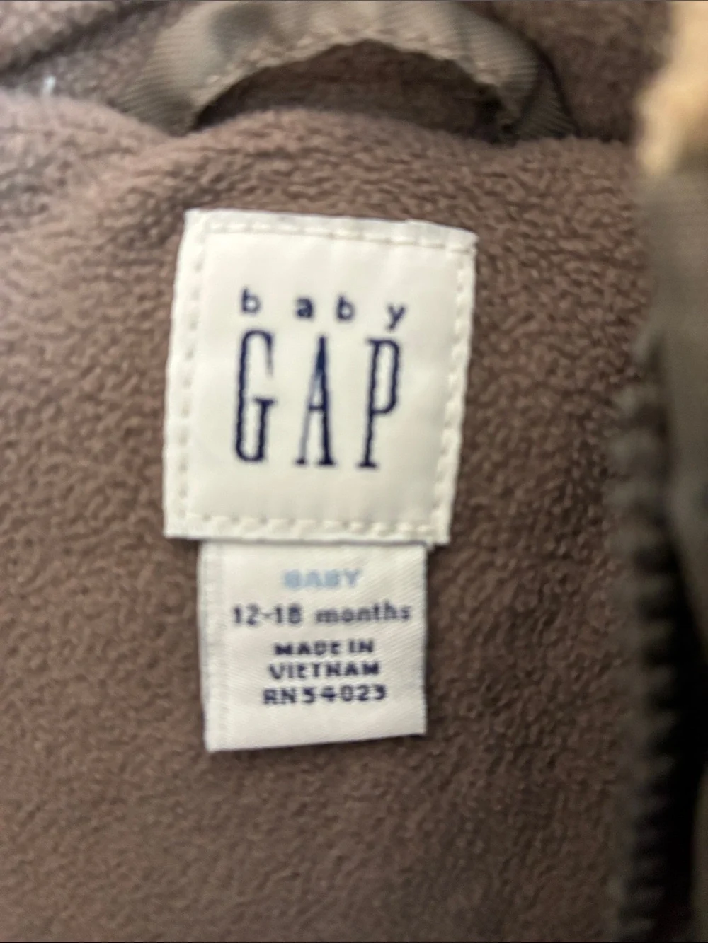 GAP cozy puffer